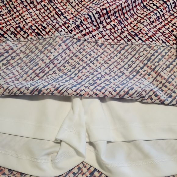 NWT IZOD Golf Skort Size 16 Pink White Blue Athlesuire Retail $68.00 - Picture 6 of 9